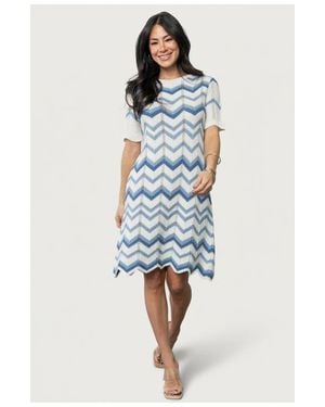 Baltic Born Mijas Crochet Dress - Blue