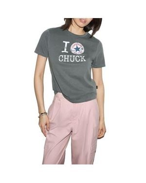 Converse I Love Chuck Tee - Blue
