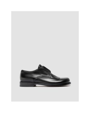 Officine Creative Emerald 003 Leather Derby Shoes - Black