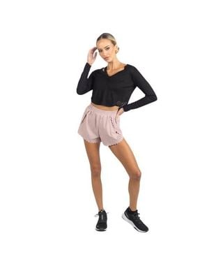 Akalia Ashley Long Sleeve Breathable Top - Black
