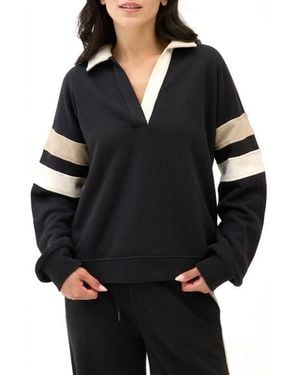Threads For Thought Lourdes Colorblock Fleece Sweatshirt - Black