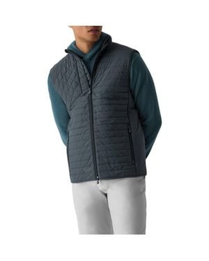 Greyson Yukon Ultralight Hybrid Quilted Puffer Vest - Blue