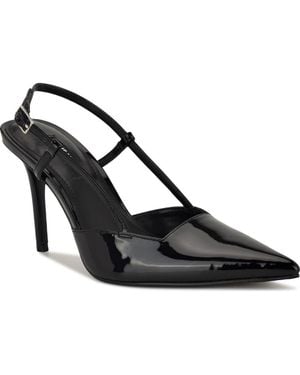 Nine West Mianda Pointed Toe Slingback Pump - Black