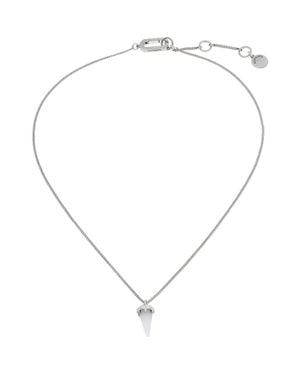 AllSaints Quartz Spike Pendant Necklace - Metallic