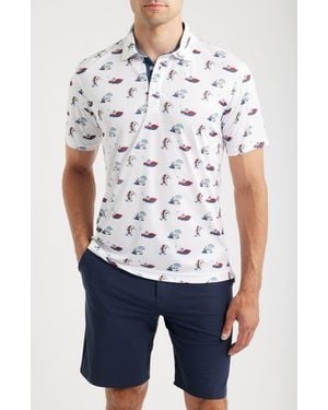 Swannies Compass Polo - White
