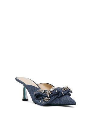 Betsey Johnson Kena Pointed Toe Mule - Blue