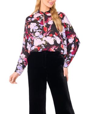 Ted Baker Alicia Floral Dolman Sleeve Top - Multicolor