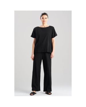 Natori Onsen Wedge Top - Black