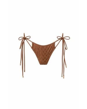 IVY SWIMWEAR Amara Bikini Bottom - Brown