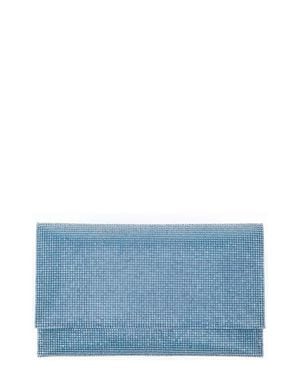 Nina Crystal Clutch - Blue