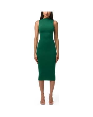 Naked Wardrobe Sleeveless Midi Dress - Green