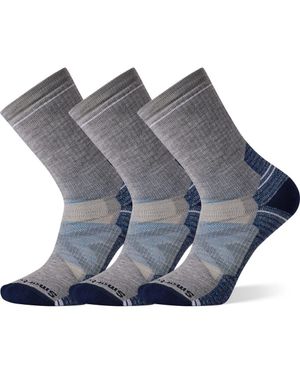 Smartwool 3-Pack Hike Full Cushion Crew Socks - Gray