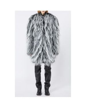 Sportmax Adesso Faux Fur Jacket - Blue