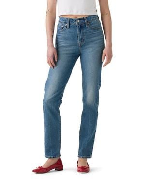 Levi's Wedgie High Waist Slim Jeans - Blue