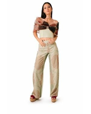 San Malo Tessa Tulle Pants - Natural