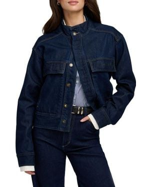 FAVORITE DAUGHTER The Nikki Denim Jacket - Blue