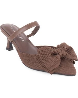 Tahari Monaco Kitten Heel Mule - Brown
