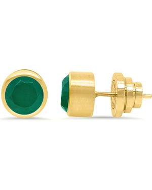 Dean Davidson Signature Midi Knockout Stud Earrings - Metallic
