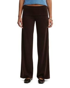 Cotton On Honey Fold Over Pant - Black