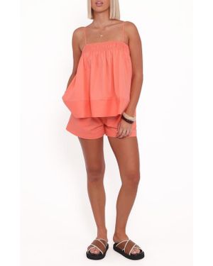 Petal & Pup Aiesha Cotton Camisole & Shorts Set - Red