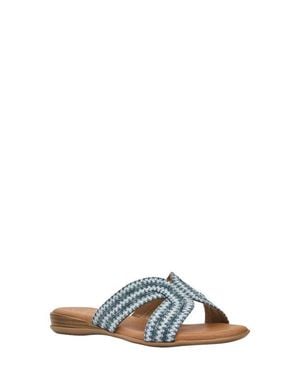 Andre Assous Nade Slide Sandal - Blue