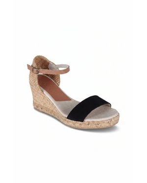 Menina Step Jimena Single Band Wedges - Natural