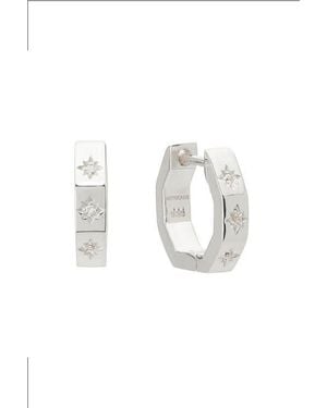 Murkani 12Mm Octagonal Huggies - White