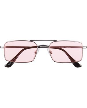 BP. Gradient Rectangular Aviator Sunglasses - Pink