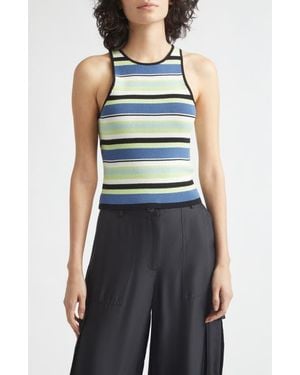 Toccin Avery Racerback Tank - Blue
