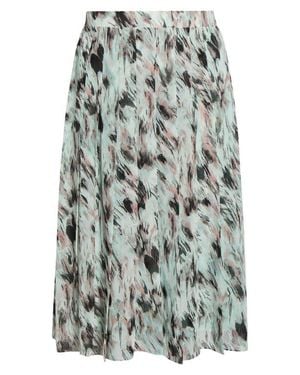 Kasper Abstract Print Pull-On Midi Skirt - Multicolor