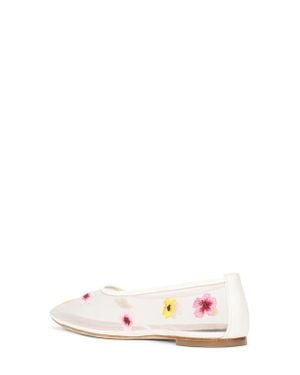 STAUD Alba Ballet Flat - Pink