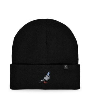 Alix Pigeon Beanie Cap - Black