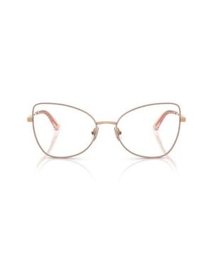 Jimmy Choo 55Mm Butterfly Optical Glasses - Multicolor