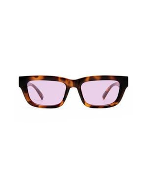 Le Specs Le Castle 54Mm D-Frame Sunglasses - Red
