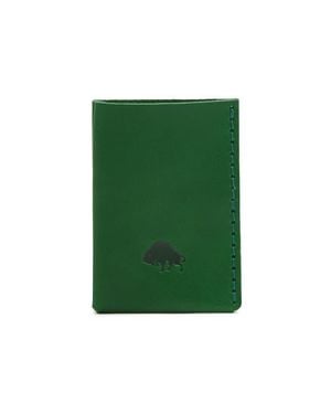 EZRA ARTHUR Minimalist Card Holder Wallet - Green