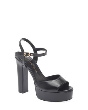 Stuart Weitzman Reade Platform Sandal - Black