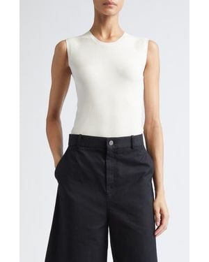 Partow Bowery Sleeveless Silk Blend Sweater - Blue