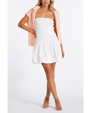 Bishop + Young Saylor Bubble Mini Dress - White