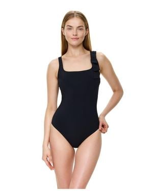 Gottex Modern Muse Square Neck One Piece - Blue