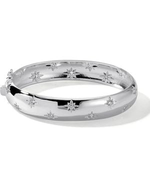 Miranda Frye Celeste Cubic Zirconia Cuff Bracelet - Metallic