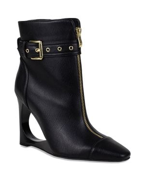 Ninety Union Archtectural Wedge Heel Bootie - Black