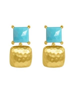 Dean Davidson Nomad Double Square Drop Earrings - Blue