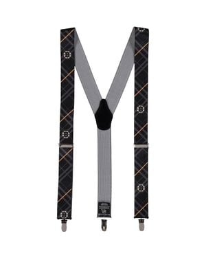 Eagles Wings Boston Bruins Suspenders - Black