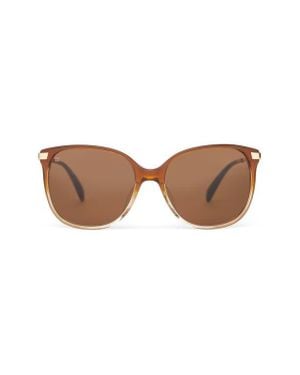 TOMS Sandela 55Mm Gradient Square Sunglasses - Brown