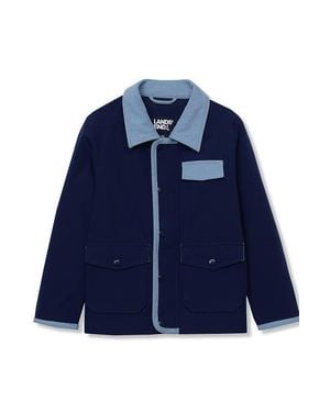 Lands' End Kids Water Resistant Utility Jacket - Blue