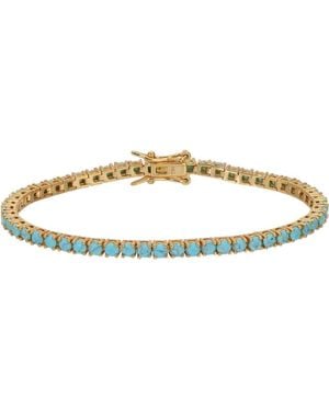 Native Gem Tennis Bracelet - Metallic