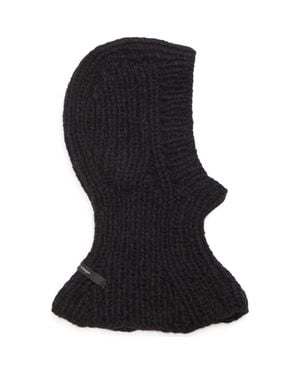 Meruert Tolegen Hand Knit Balaclava - Black
