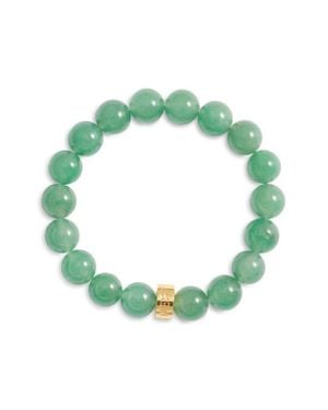 Nest Beaded Stretch Bracelet - Green