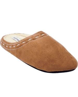 Comfortview The Stitch Clog Slipper - Brown