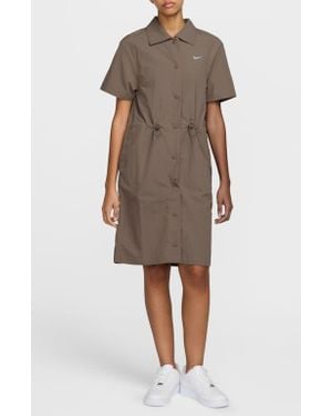 Nike Sportswear Everything Nylon Dress - Natural